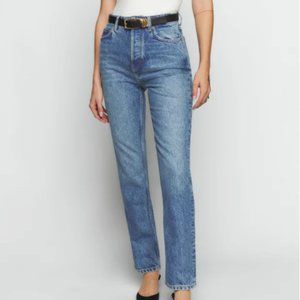 Reformation Cynthia High Rise Straight Jeans